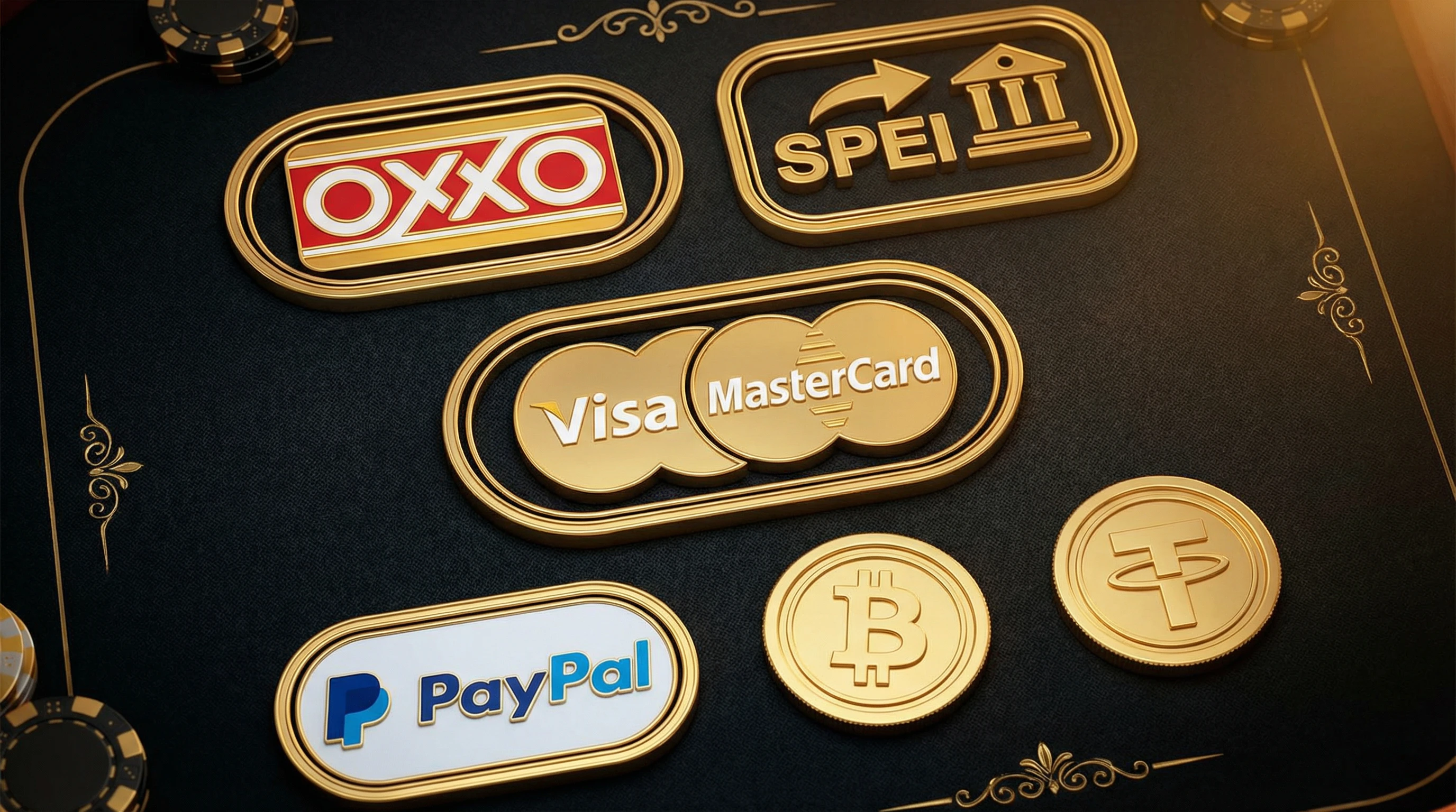 Todos los métodos de pago aceptados en Betsson App México